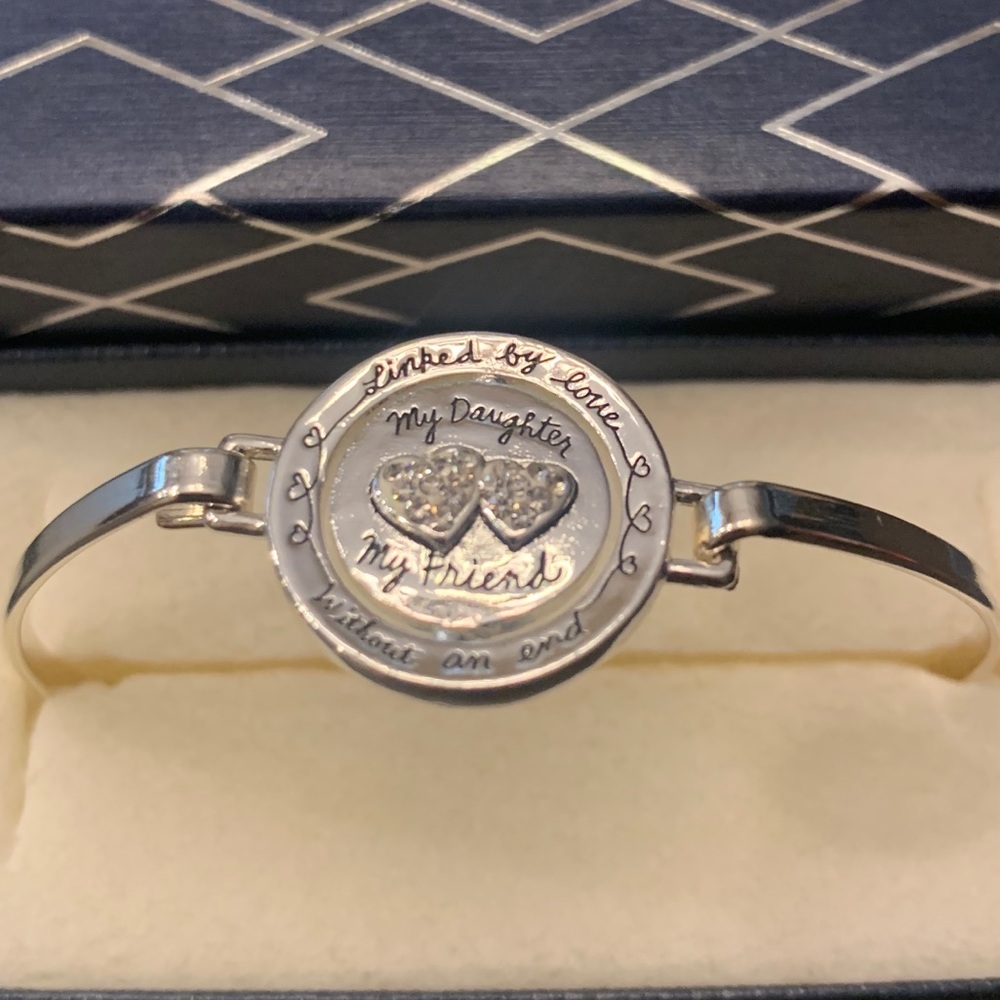 New Silver Plated Daughter Bracelet